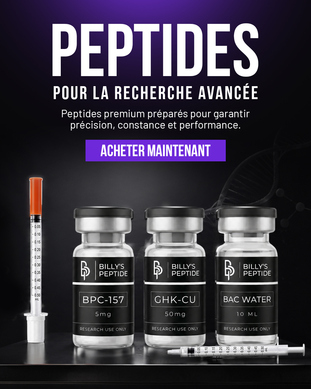Bannière Billy's Peptide 1